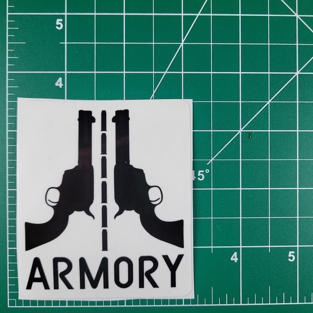 Retro Armory Sticker