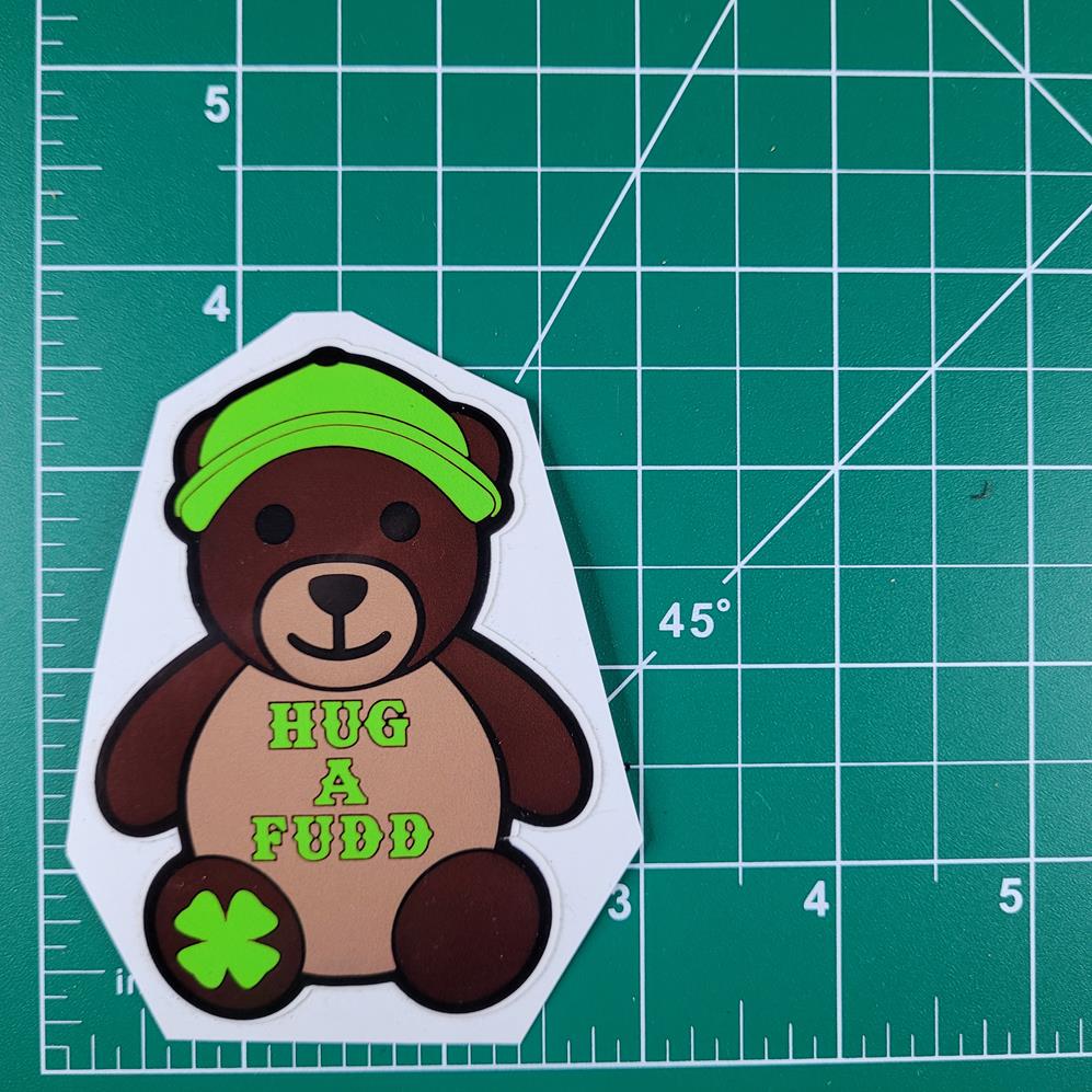 Green Bear Sticker