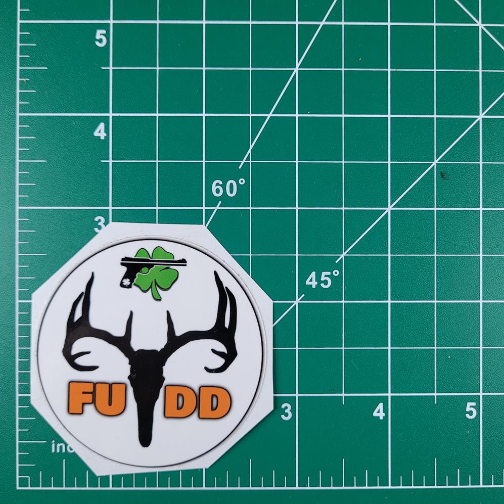 Fudd Buck Sticker