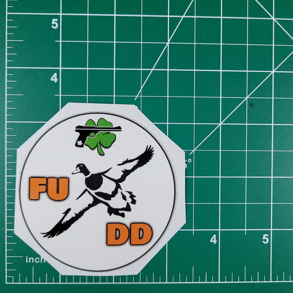 Fudd Duck Sticker