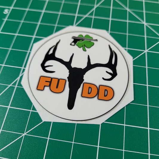 Fudd Buck Sticker